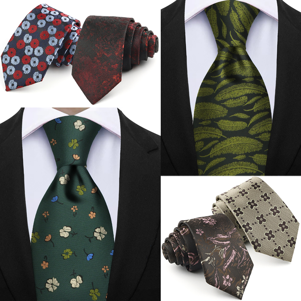 Skinny Tie Men - Fashion Ties for Men Cotton Narrow