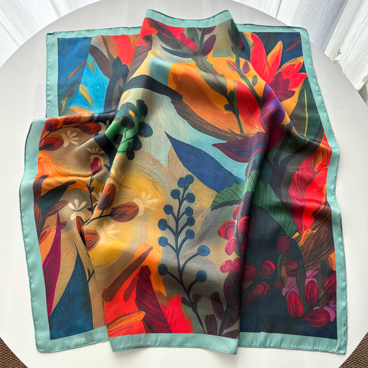 Silk Neck Scarf - 2026 Summer New Scarf Women Oil