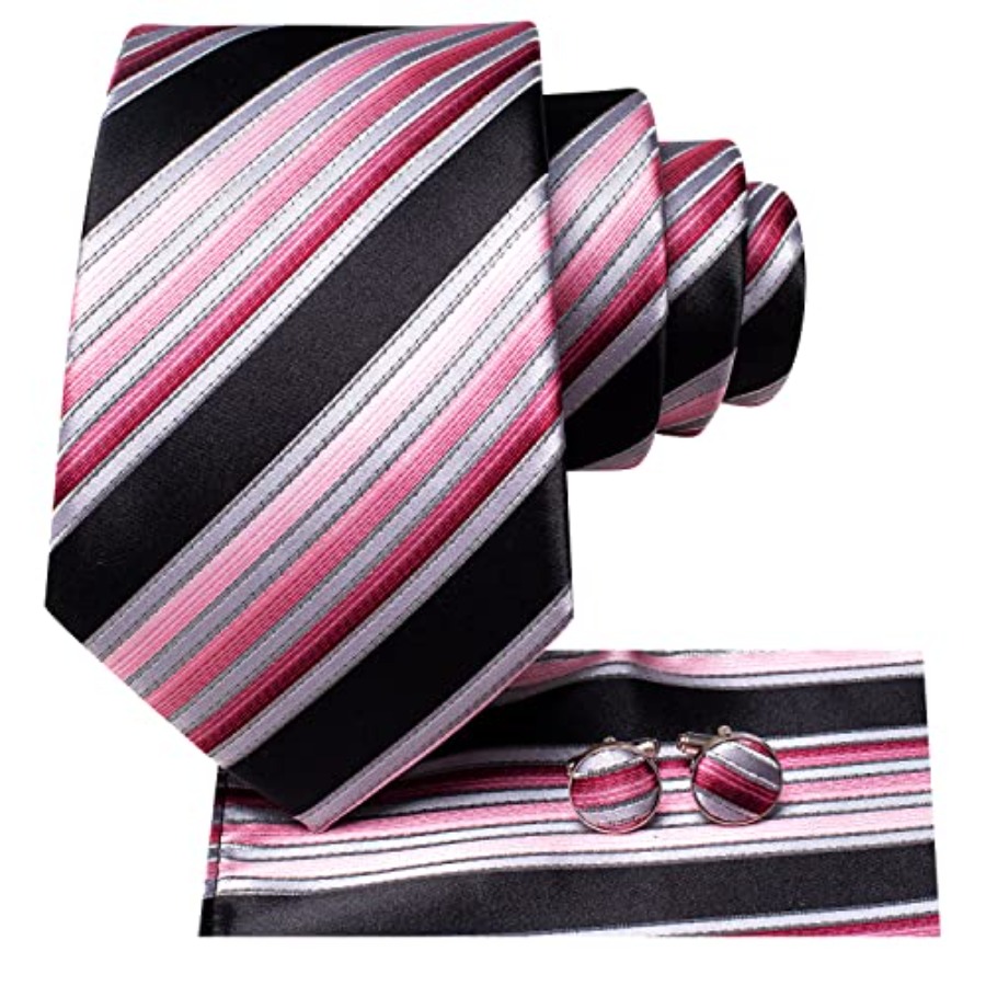Men Ties Sets Silk Stripe Pais - Pocket Square Set recensie en prijs