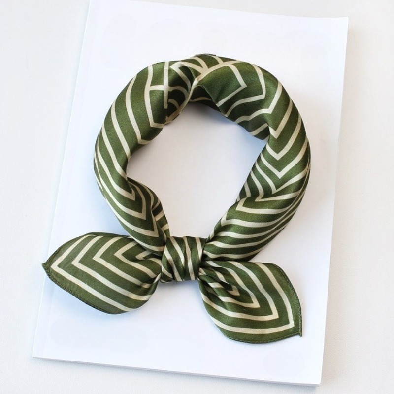 100% Pure Silk Scarf Women Hij - Silk Tie Striped recensie en prijs