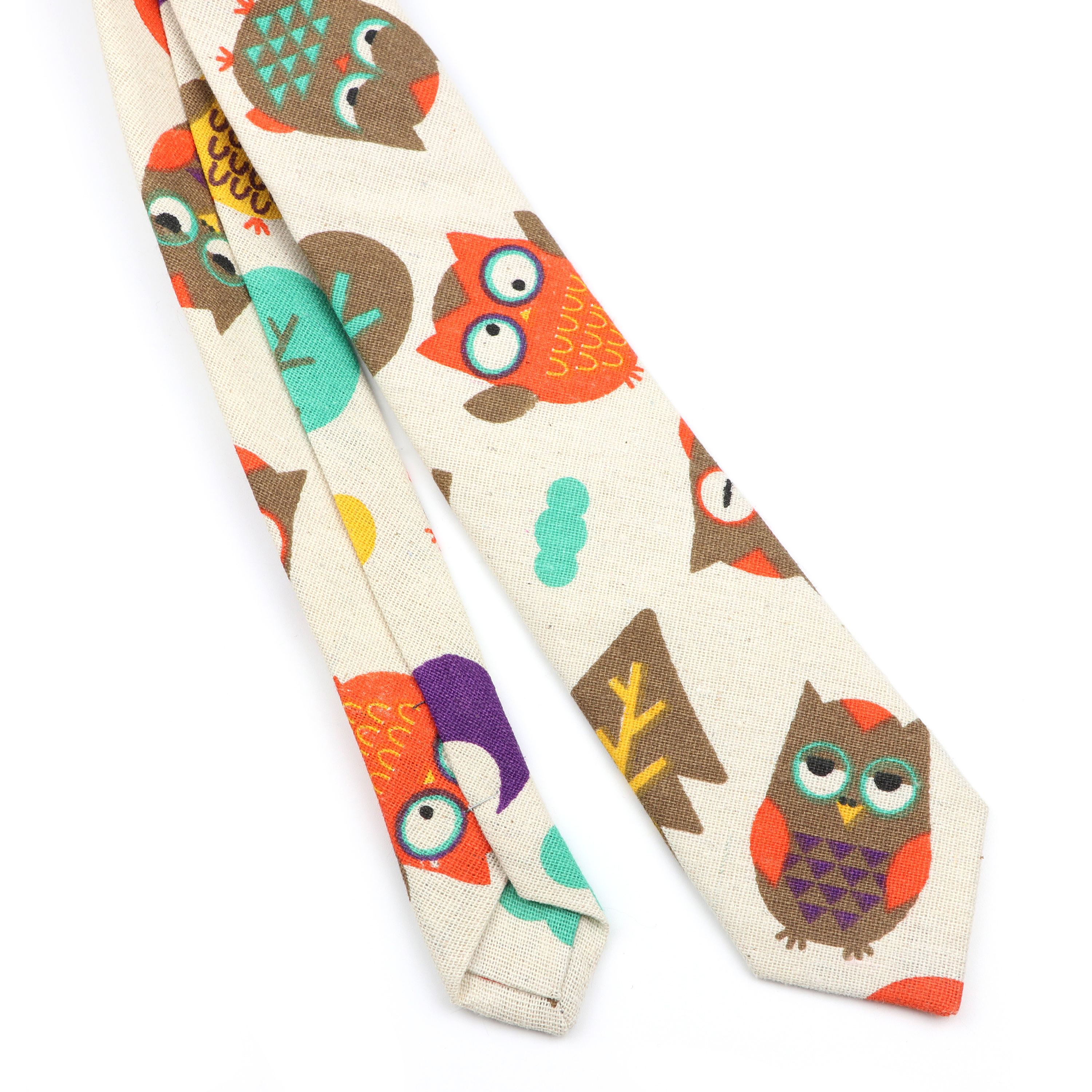 Novelty Cartoon Linen Tie For  - Skinny Tie Men recensie en prijs