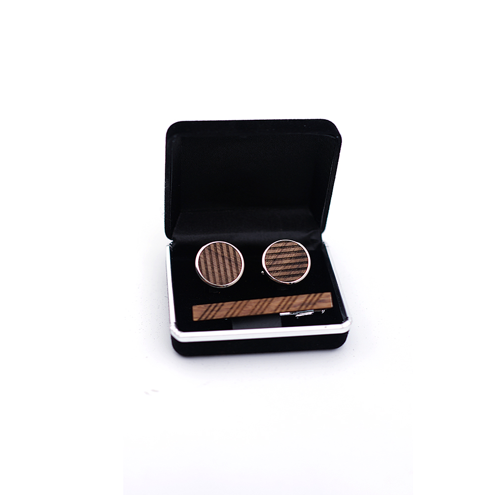 High Quality Wood Cuff links n - Tie Bar Set Gift recensie en prijs
