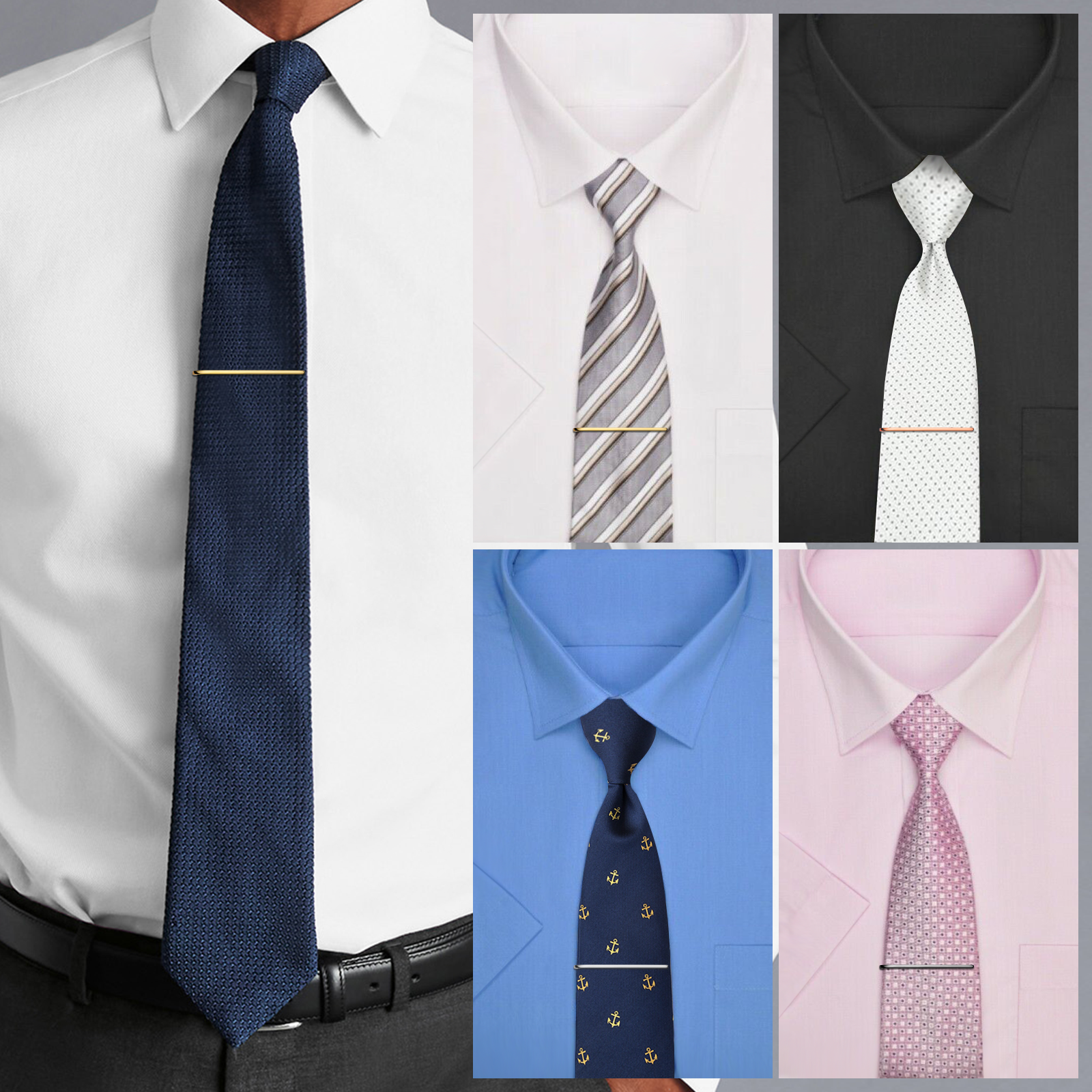 HAWSON Tie Clips for Men 4Pcs  - Tie Bar Set Gift recensie en prijs