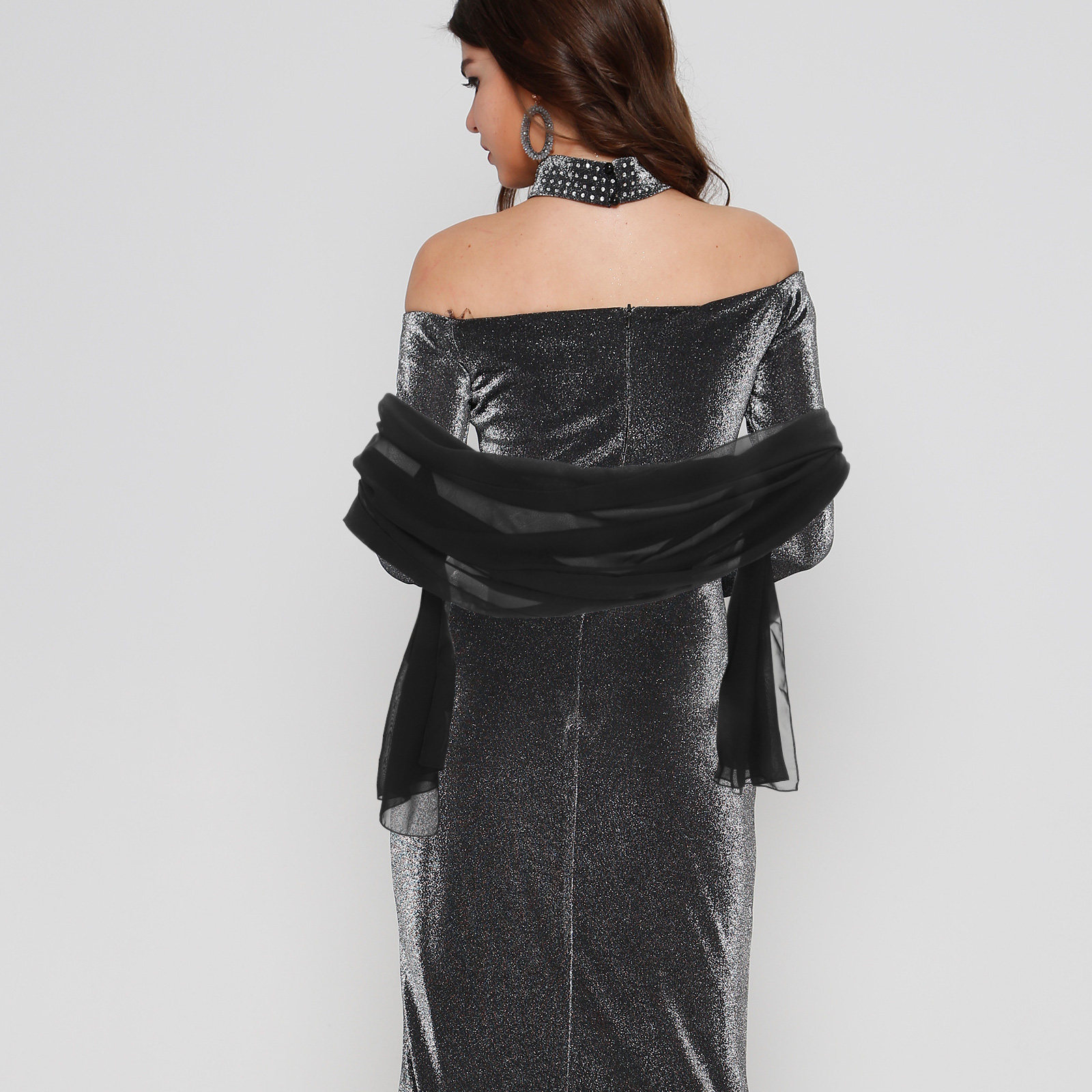 Chiffon Wedding Shawl 200x70cm - Stole Wedding Shawl recensie en prijs