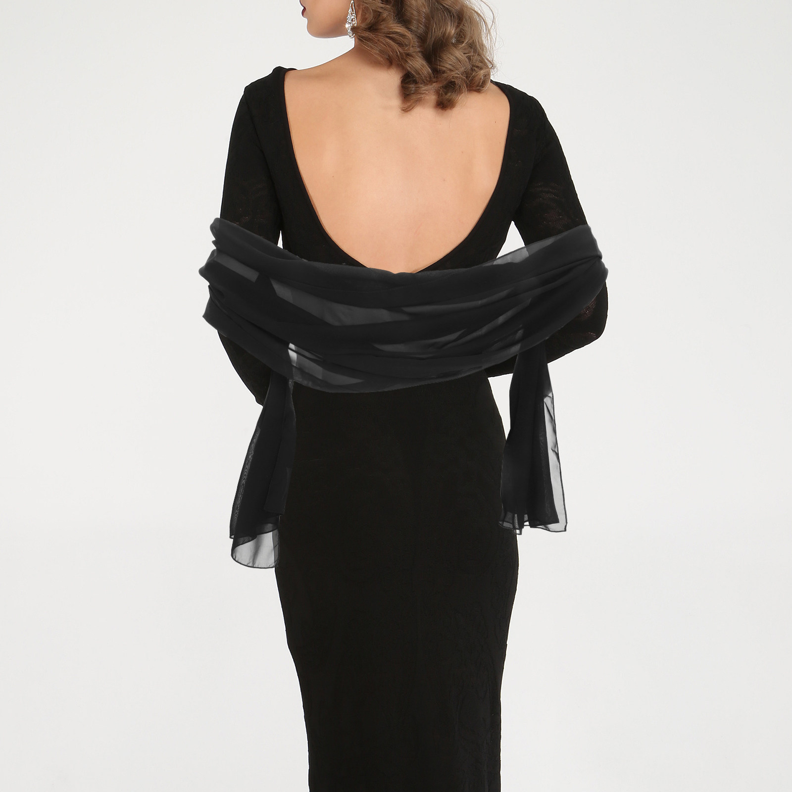 Chiffon Wedding Shawl 200x70cm - Stole Wedding Shawl recensie en prijs