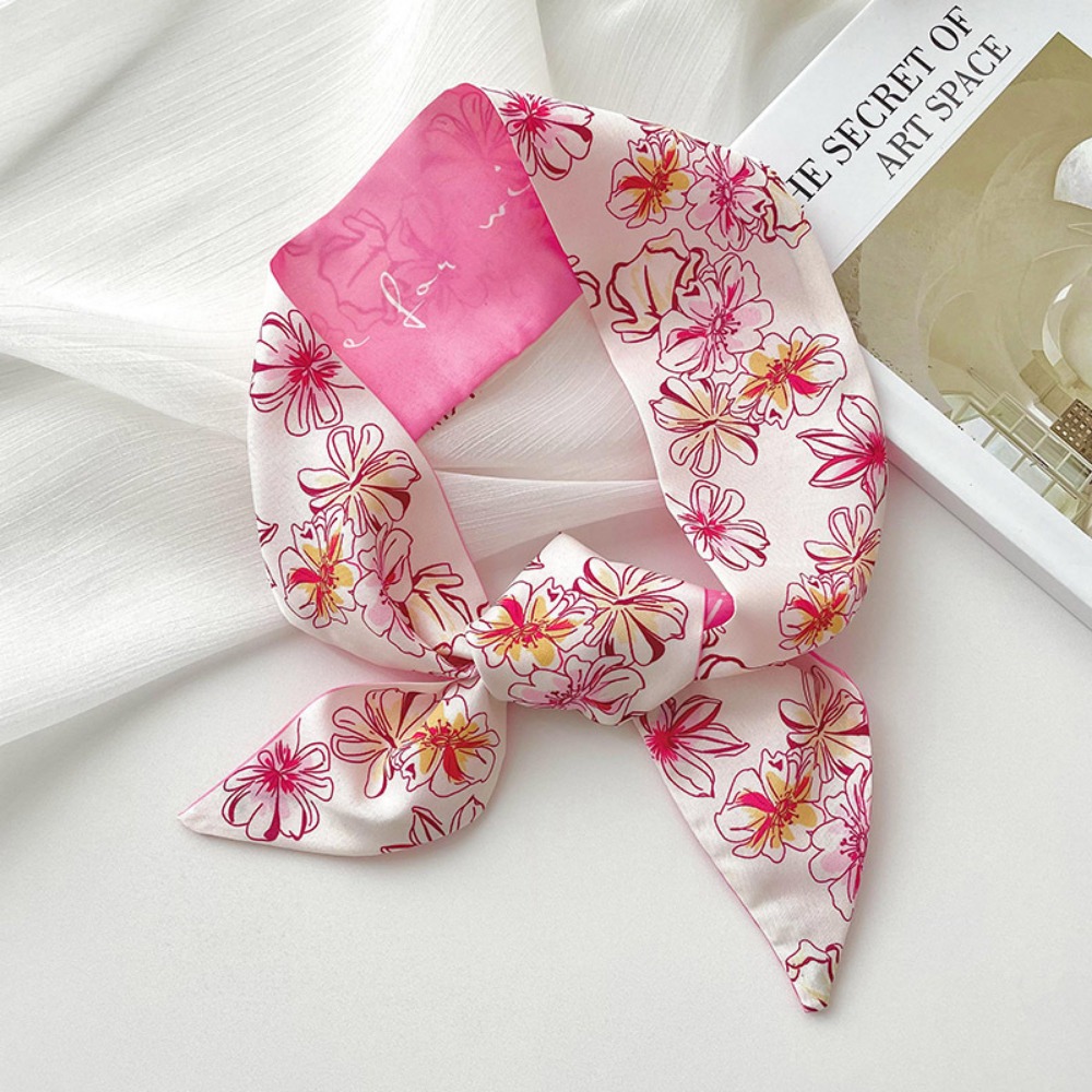 2-6pcs/set Silk Satin Scarf Wo - Silk Neck Scarf recensie en prijs