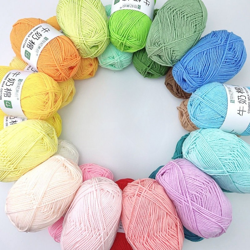 205g 5pcs Combed Milk Cotton M - Woven Scarf Blanket recensie en prijs