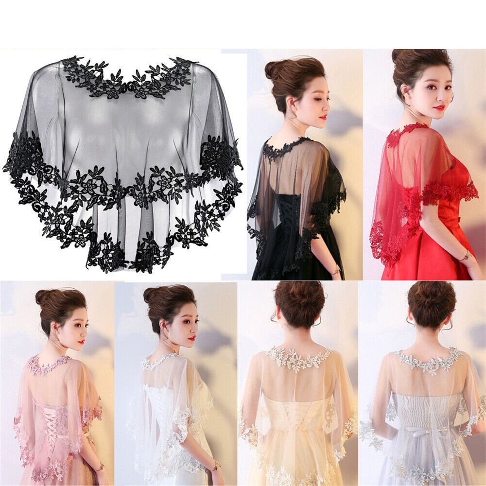 Fashion Lace Short Sleeve Shru - Stole Wedding Shawl recensie en prijs