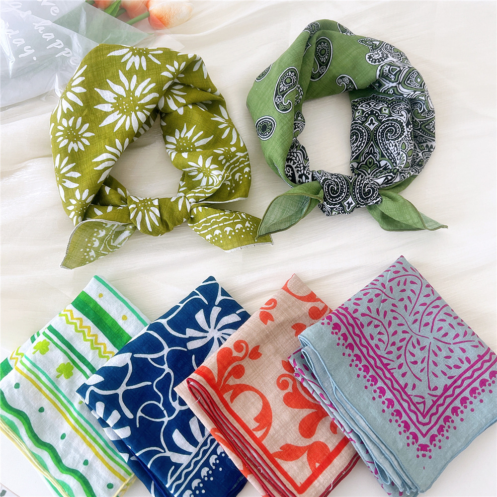 Luxury Floral Print Cotton Lin - Bandana Cotton recensie en prijs