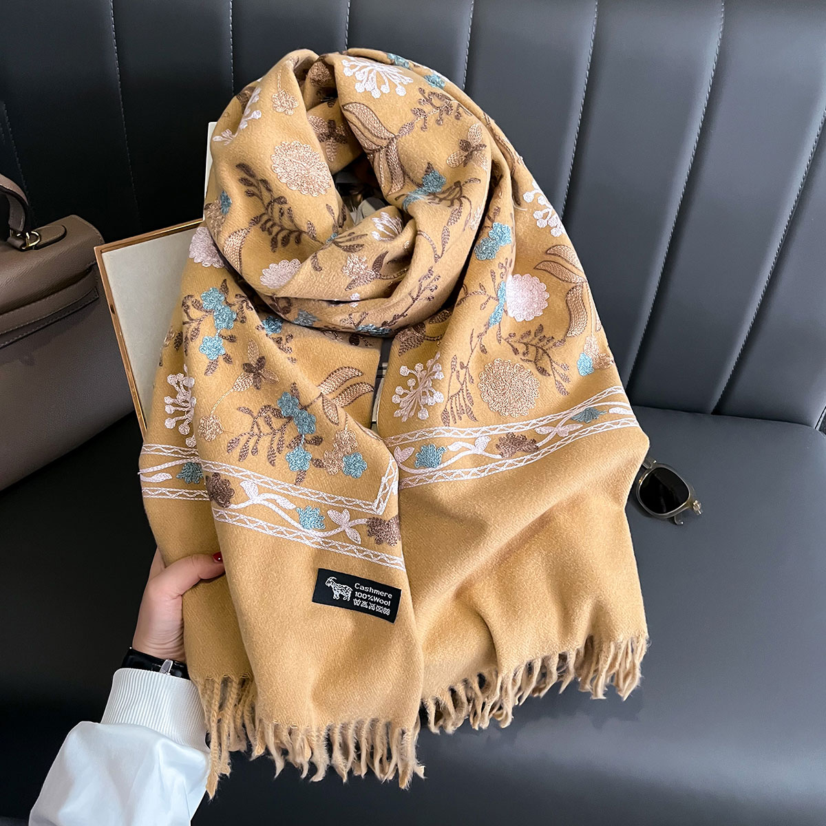 New Winter Warm Cashmere Scarf - Woven Scarf Blanket recensie en prijs
