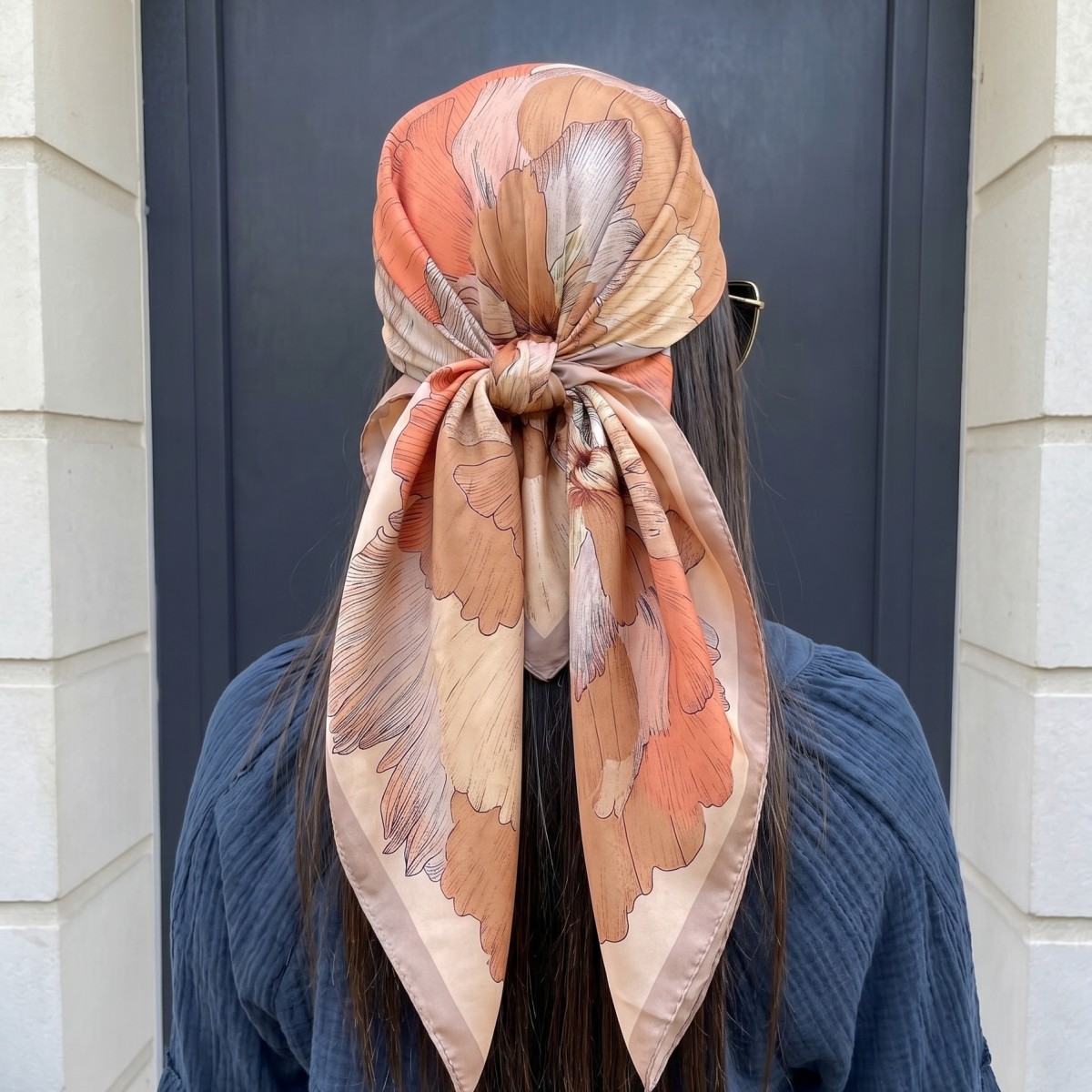 Women Silk Square Scarf Lady B - Pashmina Wrap Large recensie en prijs