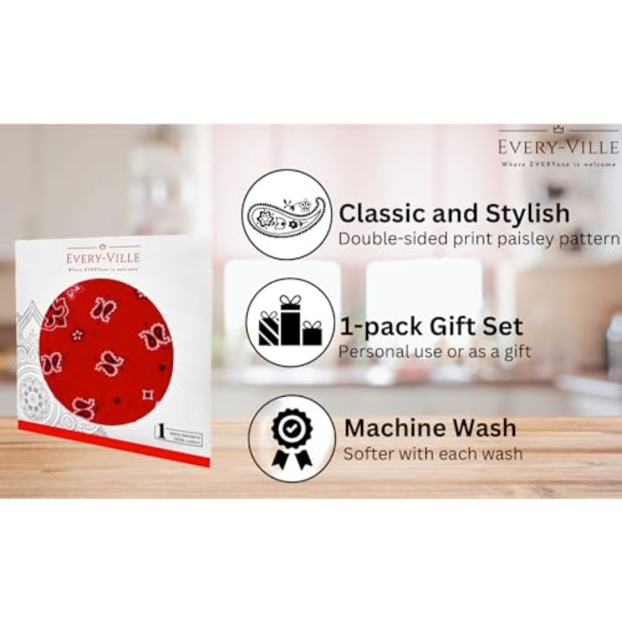 Gift Packaging Bandana for Men - Handkerchief Cotton Men recensie en prijs
