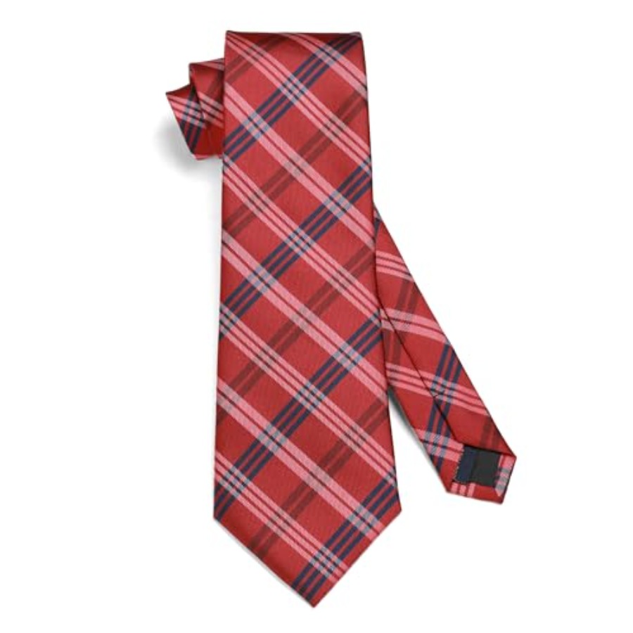 Mens Ties Set Stripe Plaid Tie - Pocket Square Set recensie en prijs