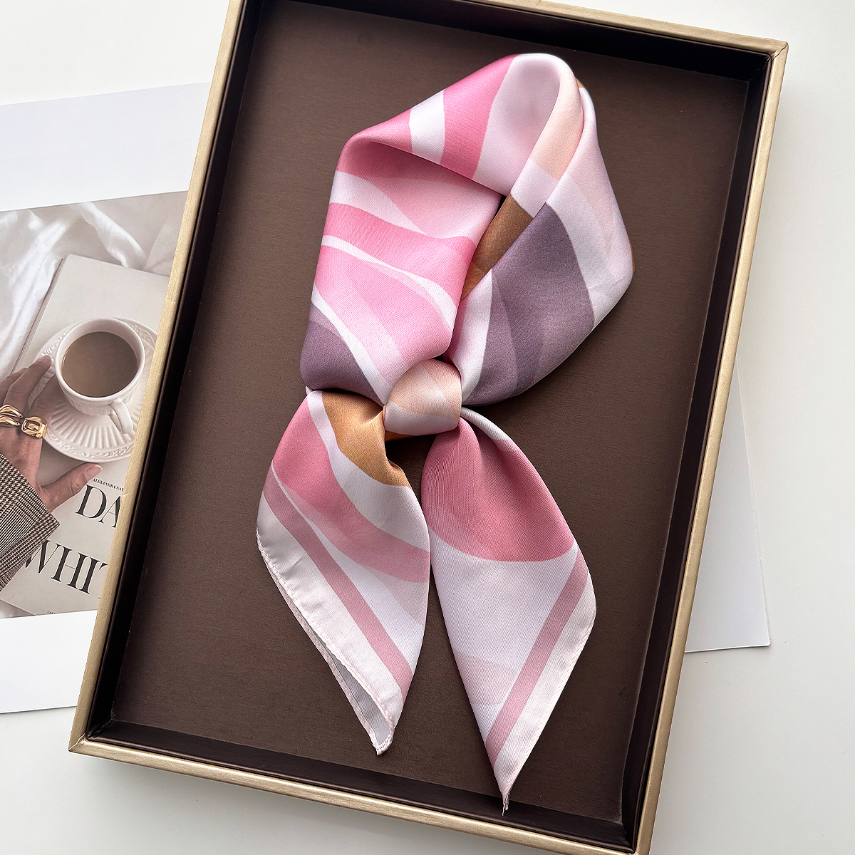 Design Print Women Silk Imitat - Scarf Silk Square recensie en prijs
