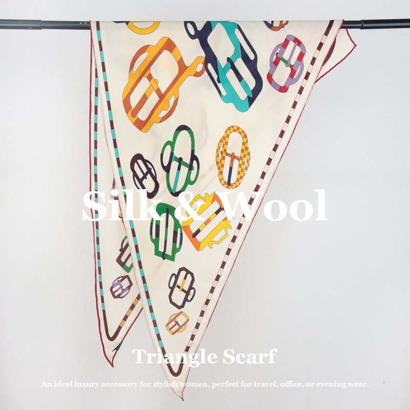 Silk Wool Scarf Large Triangle - Pashmina Wrap Large recensie en prijs