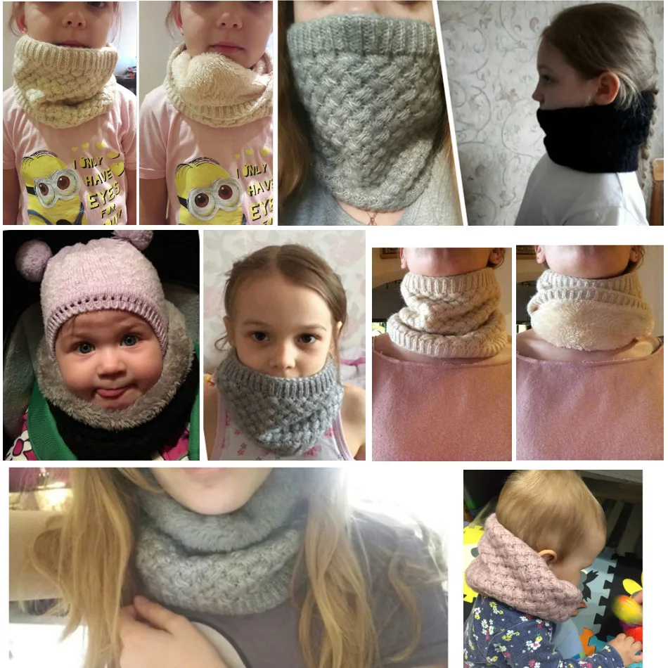 Kids Girls/Boys Winter Knitted - Infinity Scarf Knit recensie en prijs