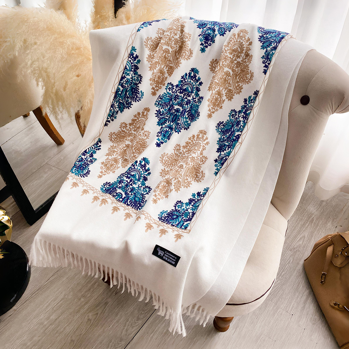 Women Fashion Winter Warm Cash - Woven Scarf Blanket recensie en prijs