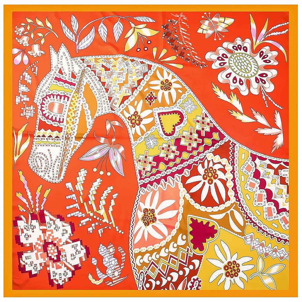 130cm Brand Women Scarves Desi - Silk Neck Scarf recensie en prijs
