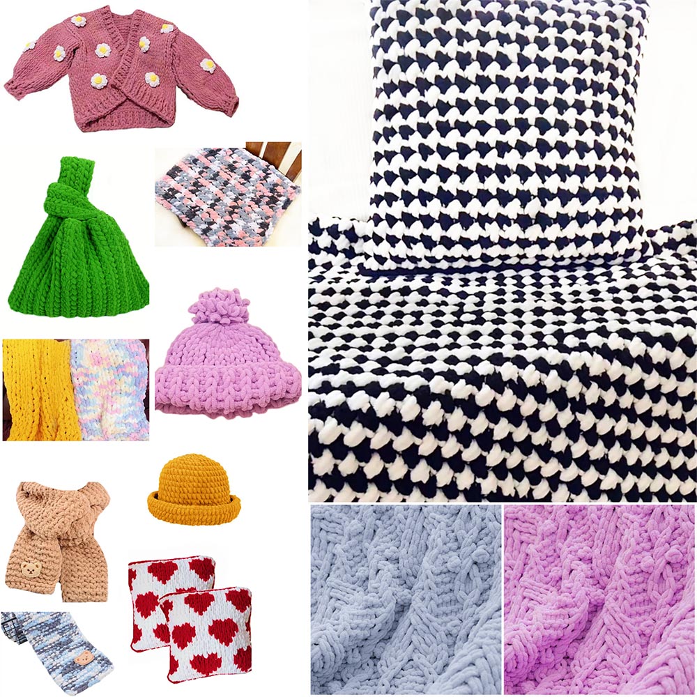 100g/Roll Finger Loop Yarn Thr - Woven Scarf Blanket recensie en prijs