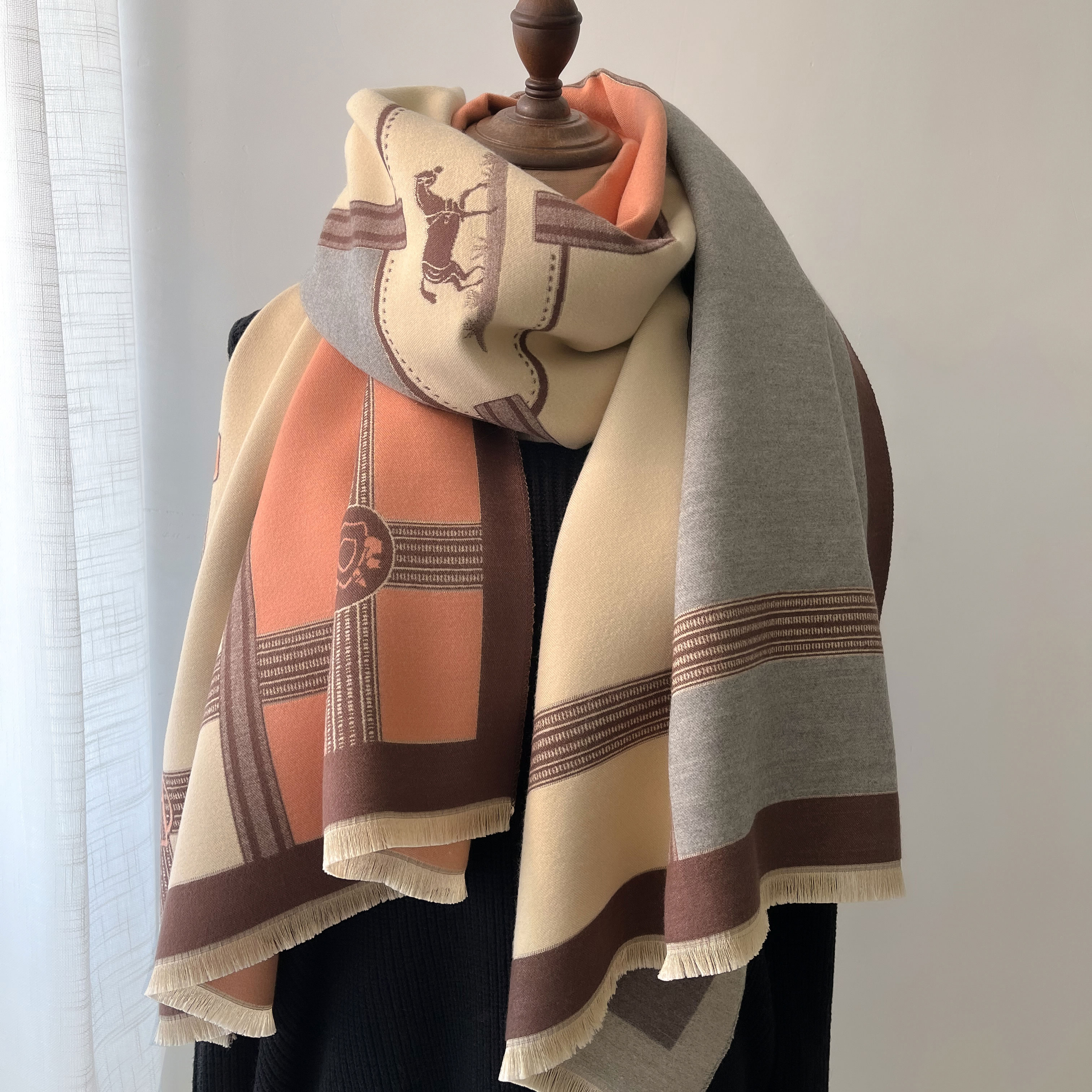 Winter Cashmere Scarf Women Lu - Woven Scarf Blanket recensie en prijs