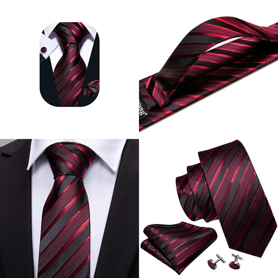 Tie Sets for Men Silk Stripe N - Silk Tie Striped recensie en prijs