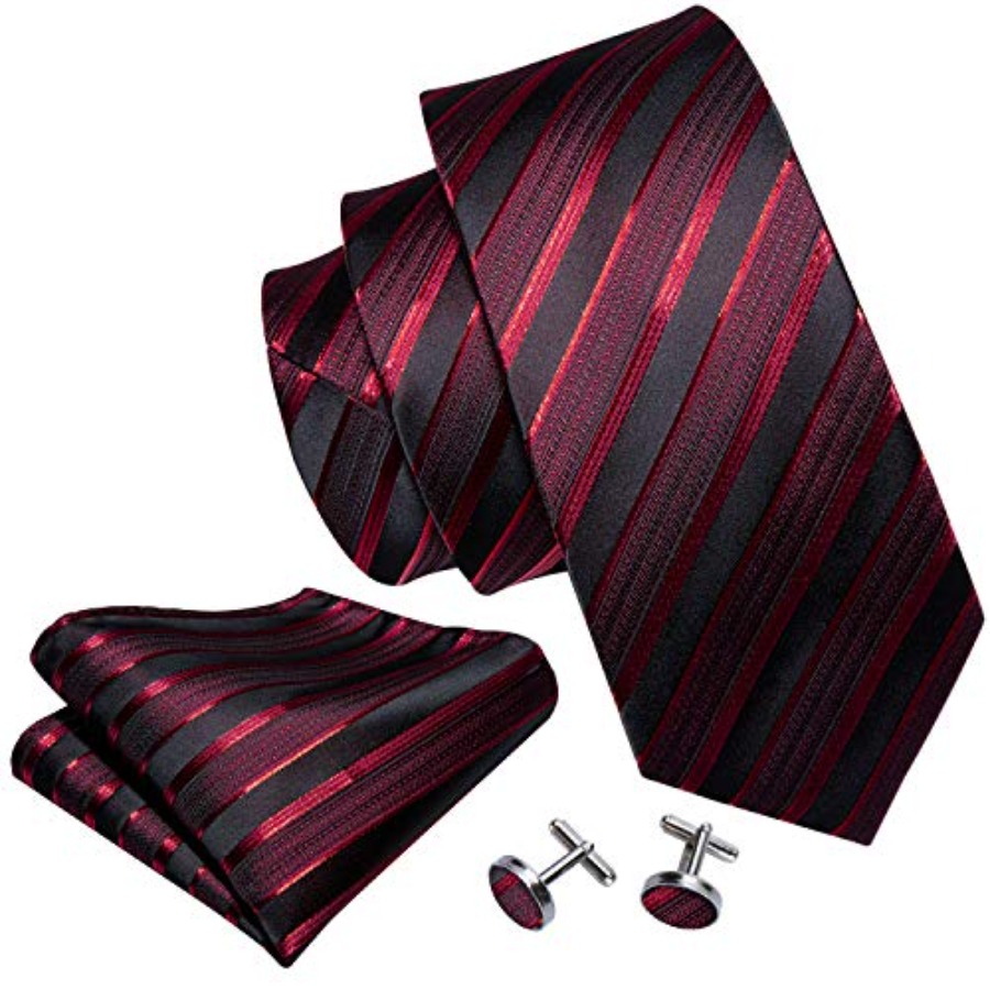 Tie Sets for Men Silk Stripe N - Silk Tie Striped recensie en prijs
