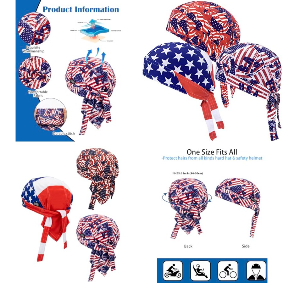 Cooling Do Rags Sweat Wicking  - Bandana Doo Rag recensie en prijs