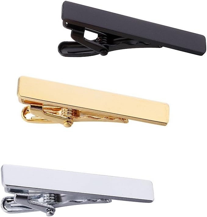 Men's Skinny Tie Clip Set 3 To - Tie Clip Silver recensie en prijs