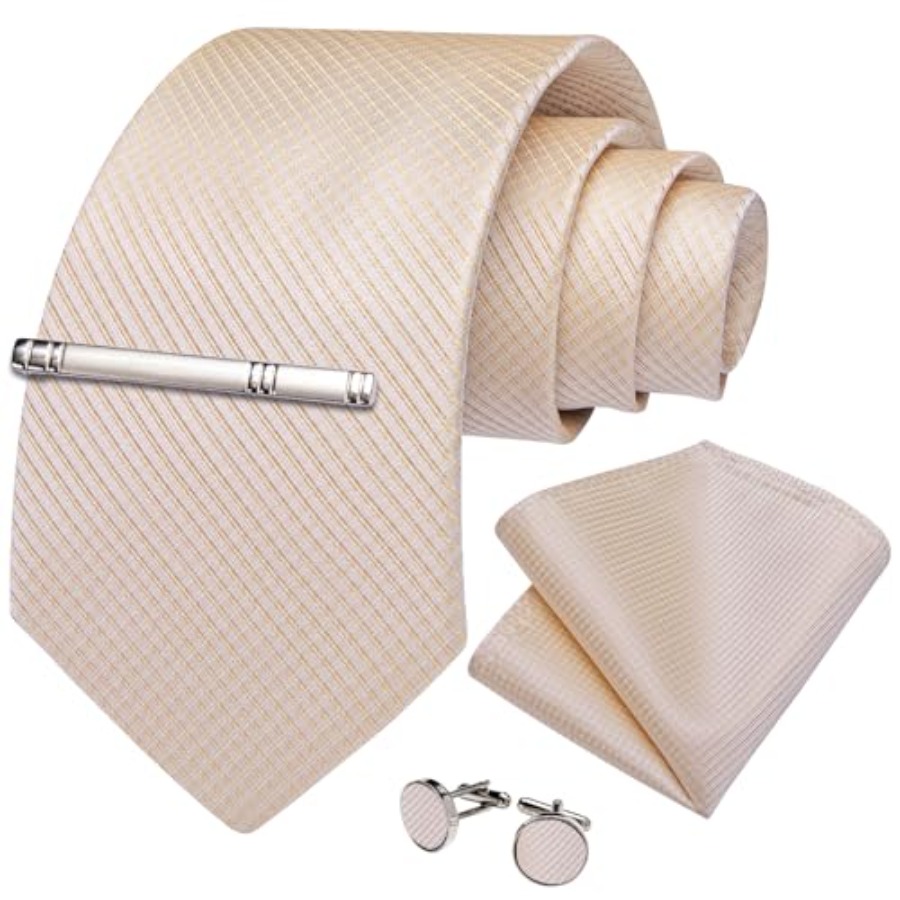 Plaid Ties for Men Silk Checke - Pocket Square Set recensie en prijs