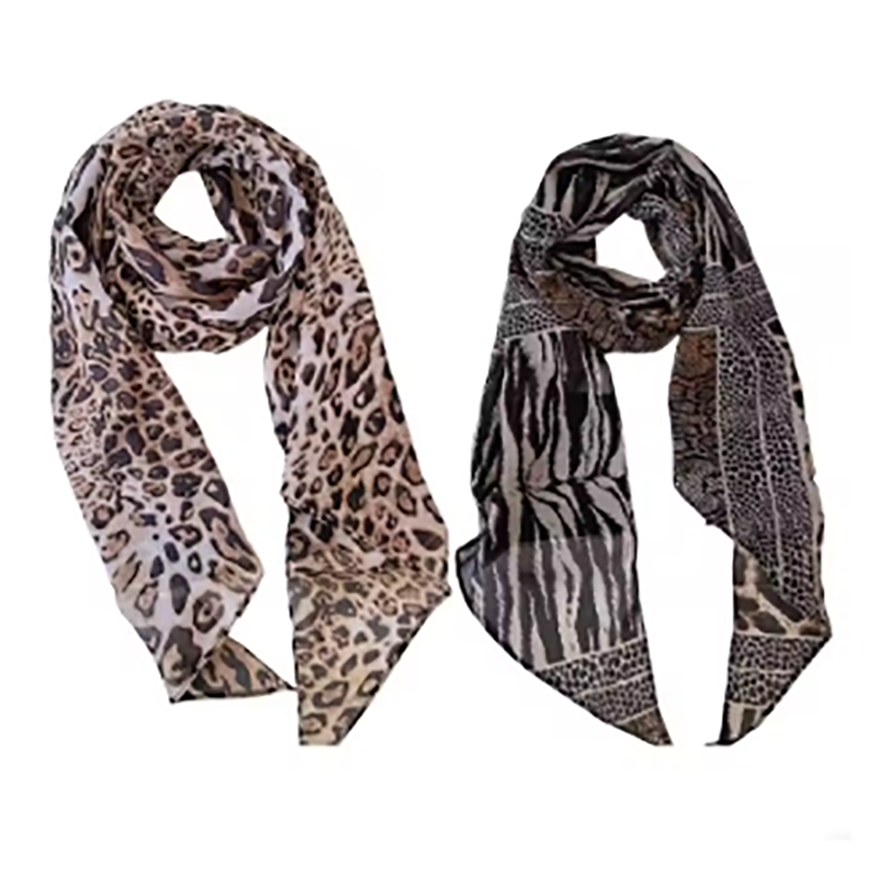 Leopard Small Long Silk Scarf  - Silk Tie Striped recensie en prijs