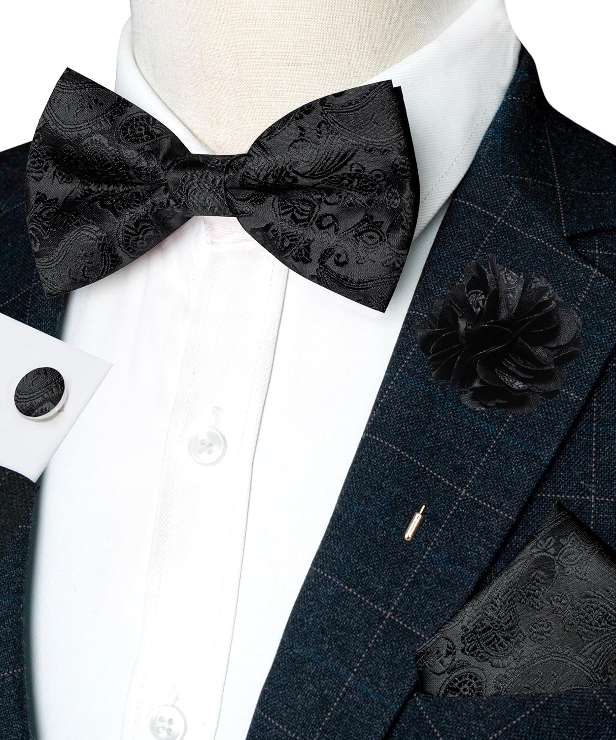 Paisley Pre-tied Bow Tie and P - Bow Tie Pre Tied recensie en prijs