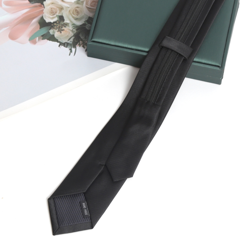Black Colors Zipper Tie Handma - Skinny Tie Men recensie en prijs