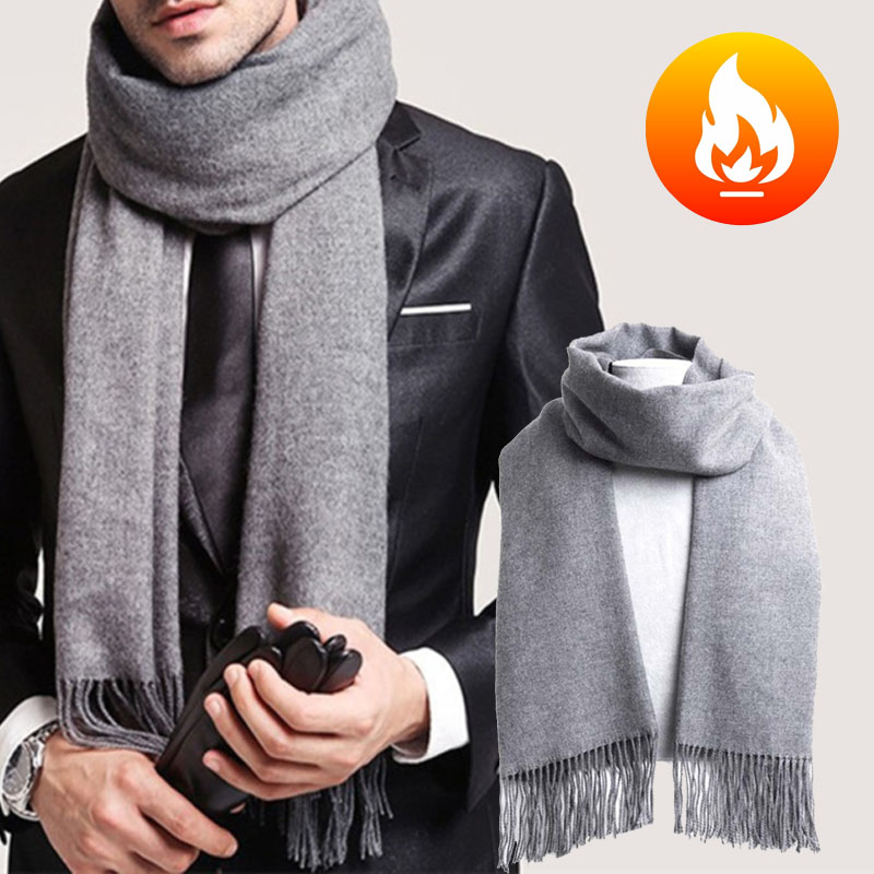 Autumn And Winter Solid Color  - Muffler Men Wool recensie en prijs