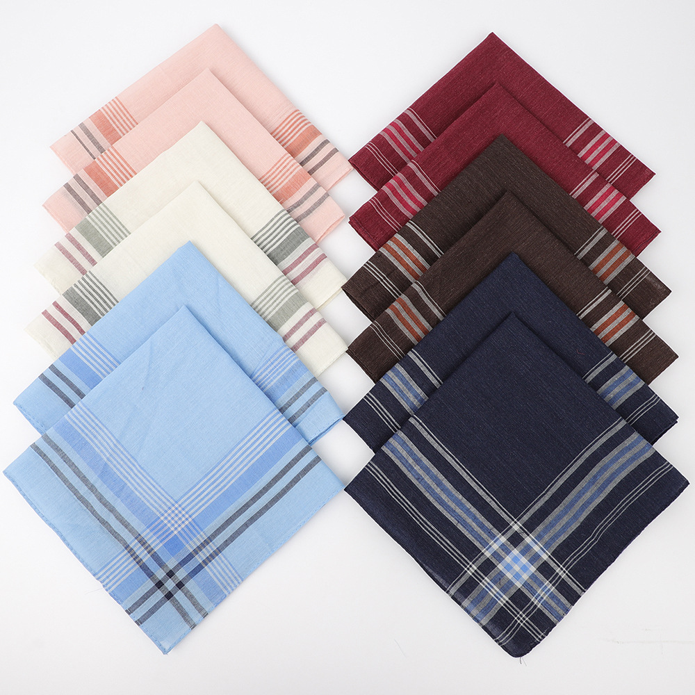 6pcs Men's Mixed Color Plaid S - Handkerchief Cotton Men recensie en prijs