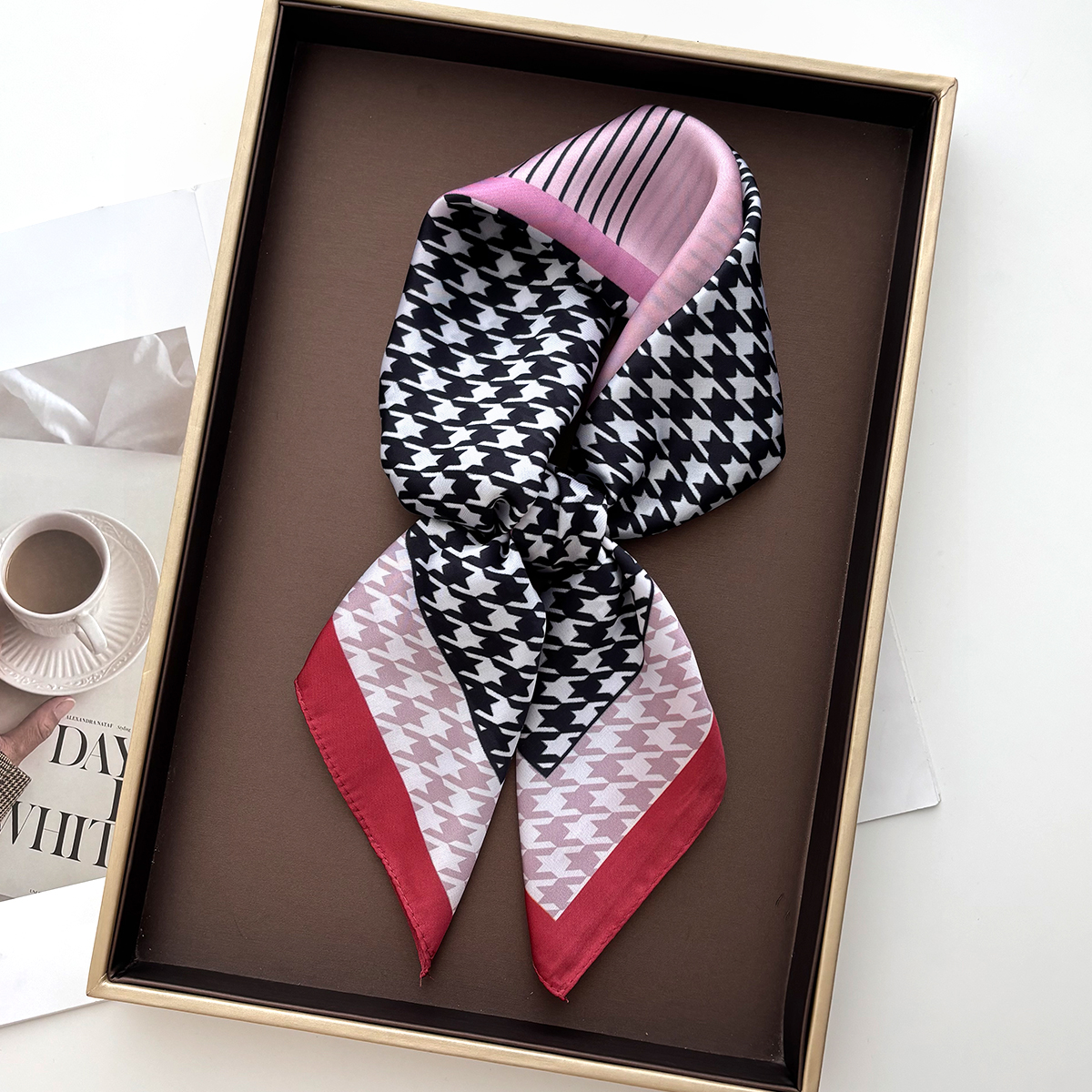New Printed Square Scarf For W - Silk Neck Scarf recensie en prijs