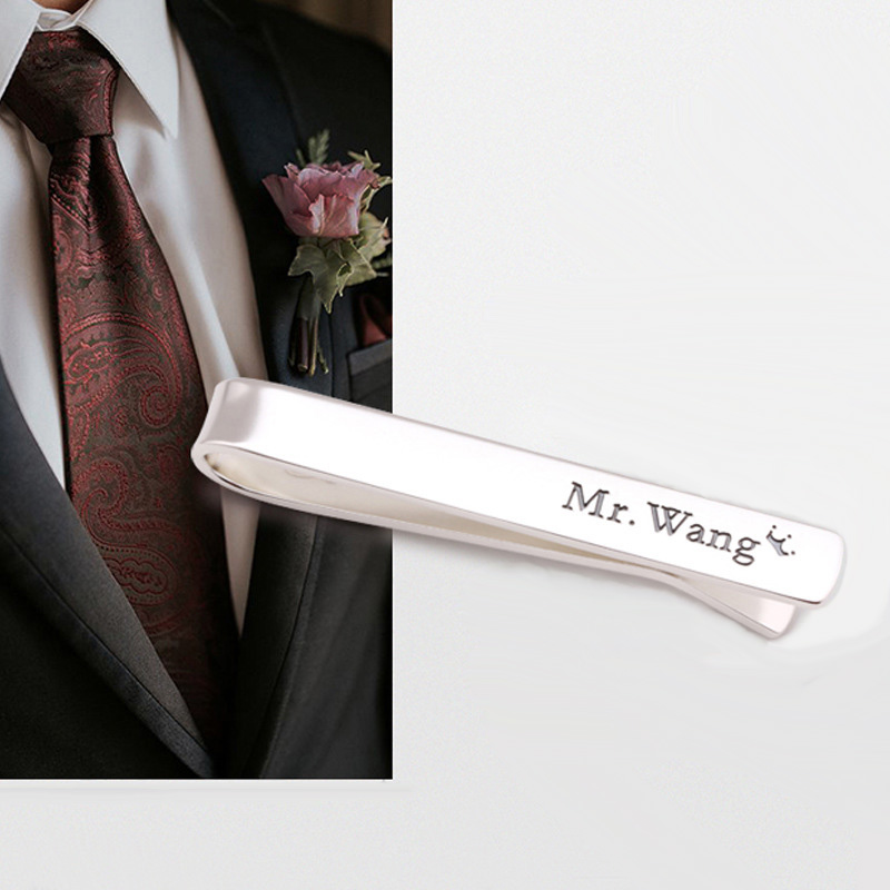 Amxiu Custom Name 925 Sterling - Tie Clip Silver recensie en prijs