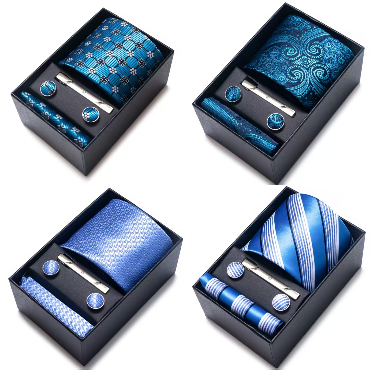 Bright Color Paisley Men's Tie - Pocket Square Set recensie en prijs