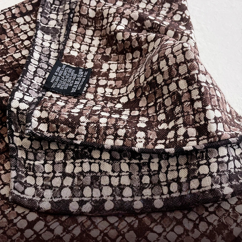 70% Wool 30% Silk Scarves for  - Muffler Men Wool recensie en prijs
