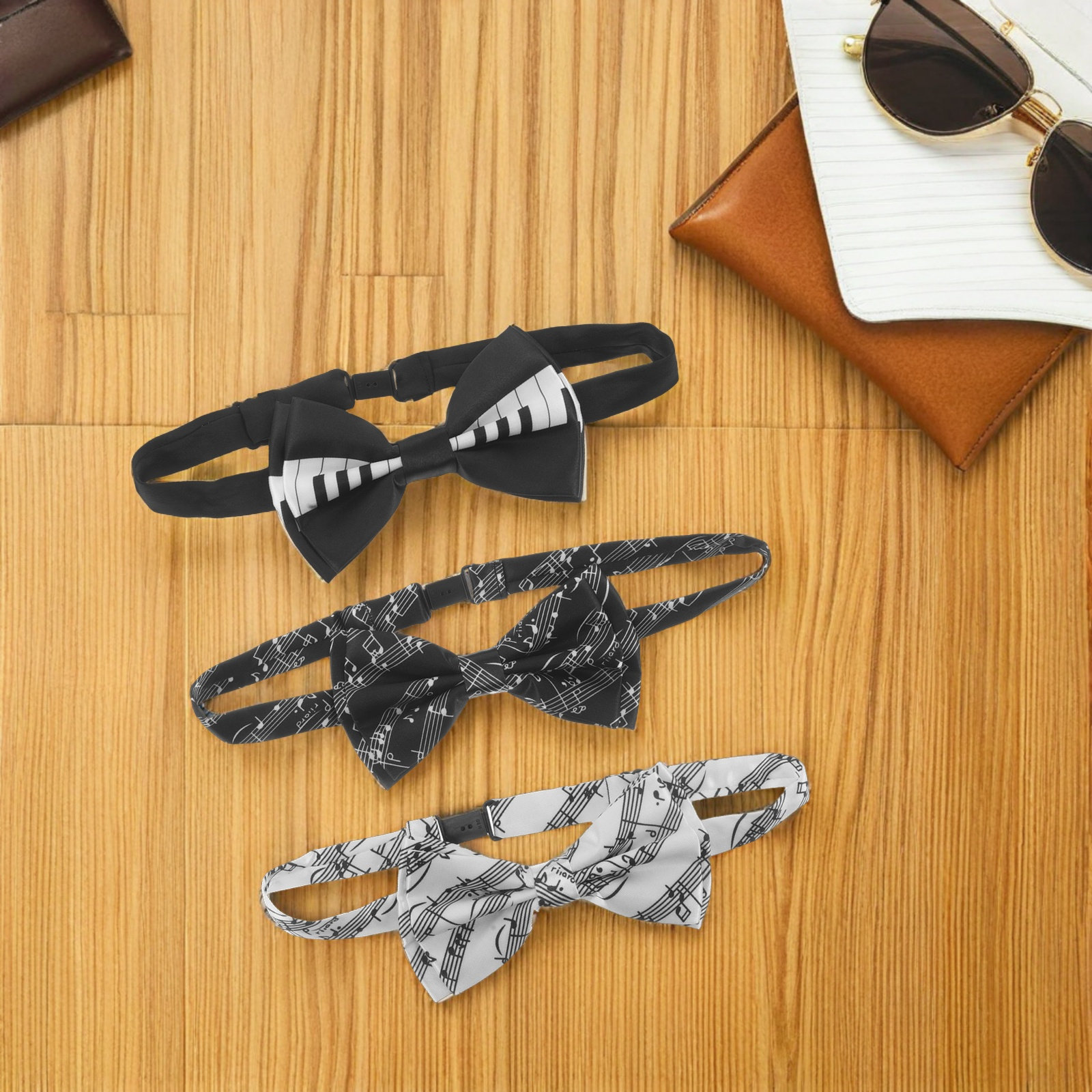 3Pcs Music Bow Tie Set Piano K - Bow Tie Pre Tied recensie en prijs