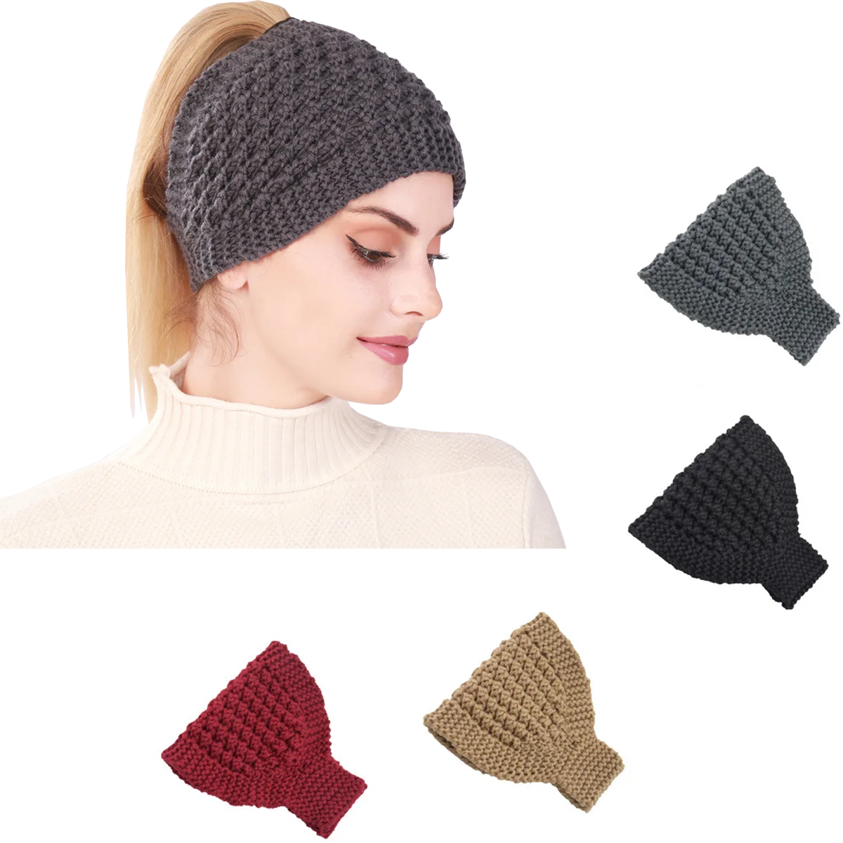 1PC Knitted Soft Stretch Turba - Head Wrap Turban recensie en prijs