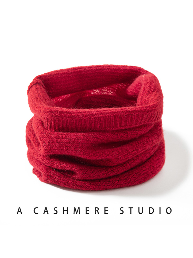 100% Pure Cashmere Waffle Knit - Infinity Scarf Knit recensie en prijs