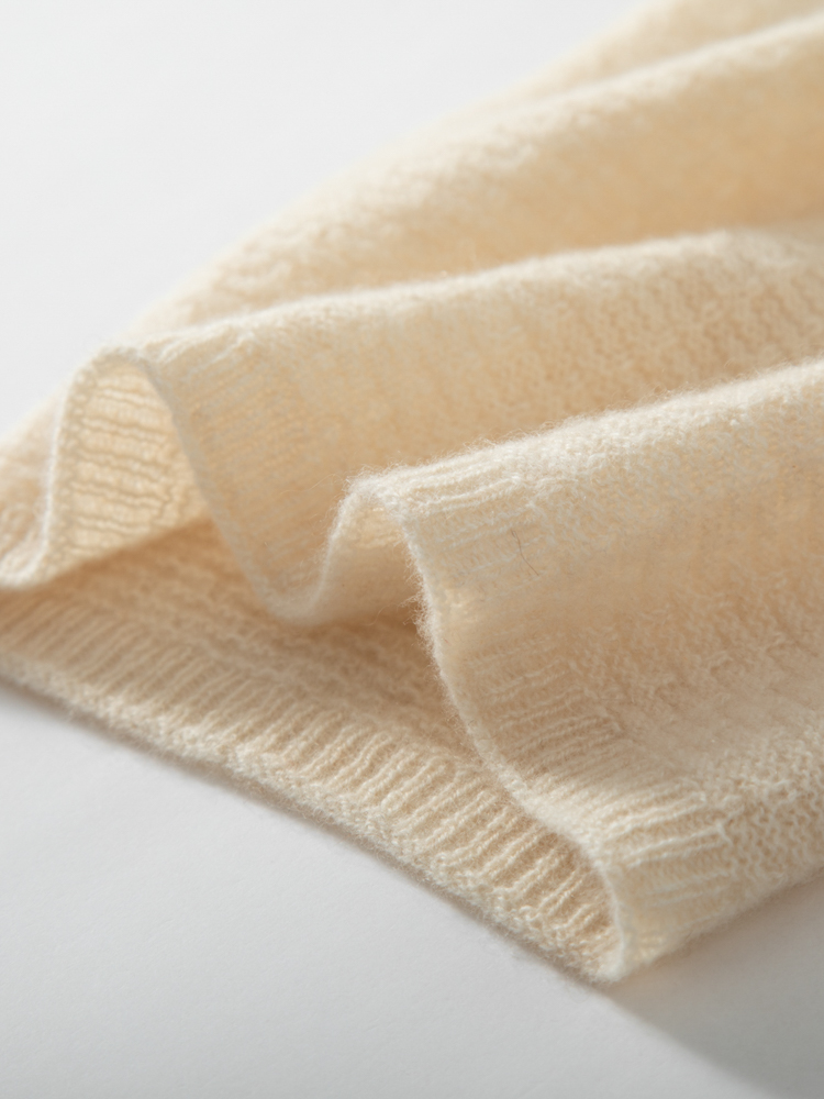100% Pure Cashmere Waffle Knit - Infinity Scarf Knit recensie en prijs