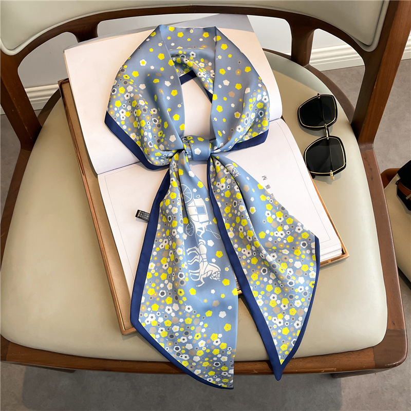 Fashion Print Long Silk Scarf  - Ascot Neck Scarf recensie en prijs