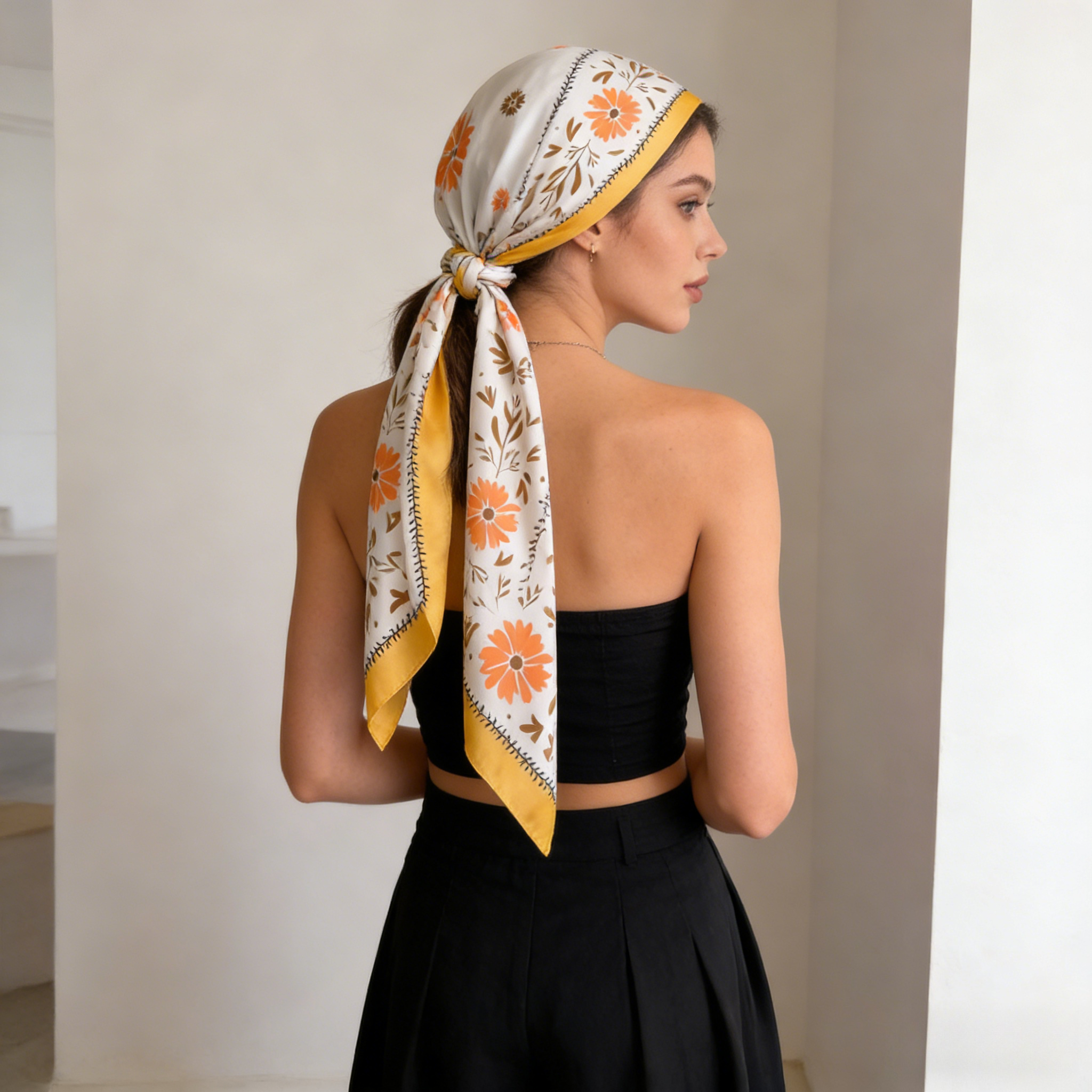 1Pc new printed fashion silk s - Scarf Silk Square recensie en prijs