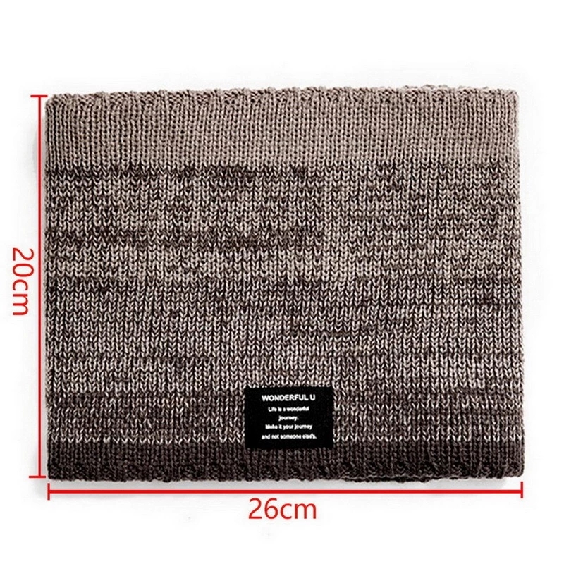 Winter Scarf for Men Fleece Ri - Handkerchief Cotton Men recensie en prijs