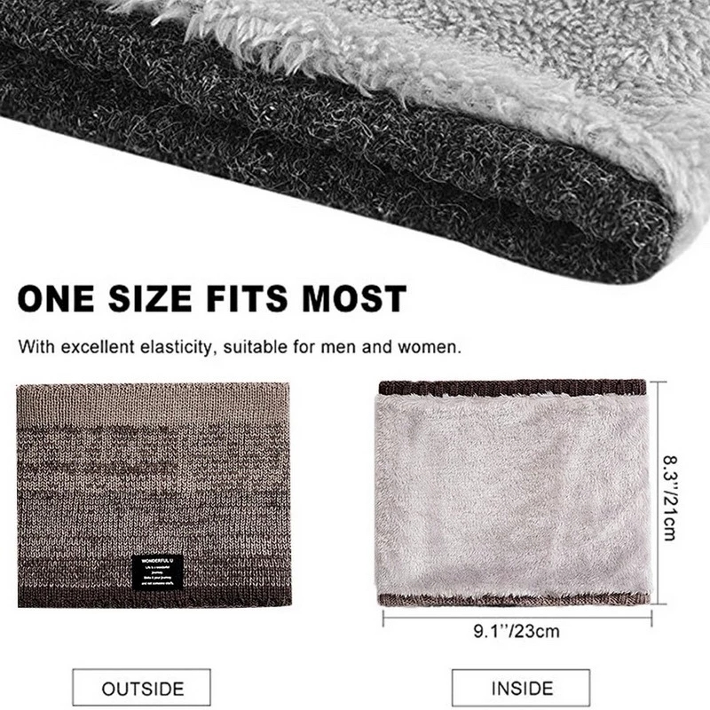 Winter Scarf for Men Fleece Ri - Handkerchief Cotton Men recensie en prijs