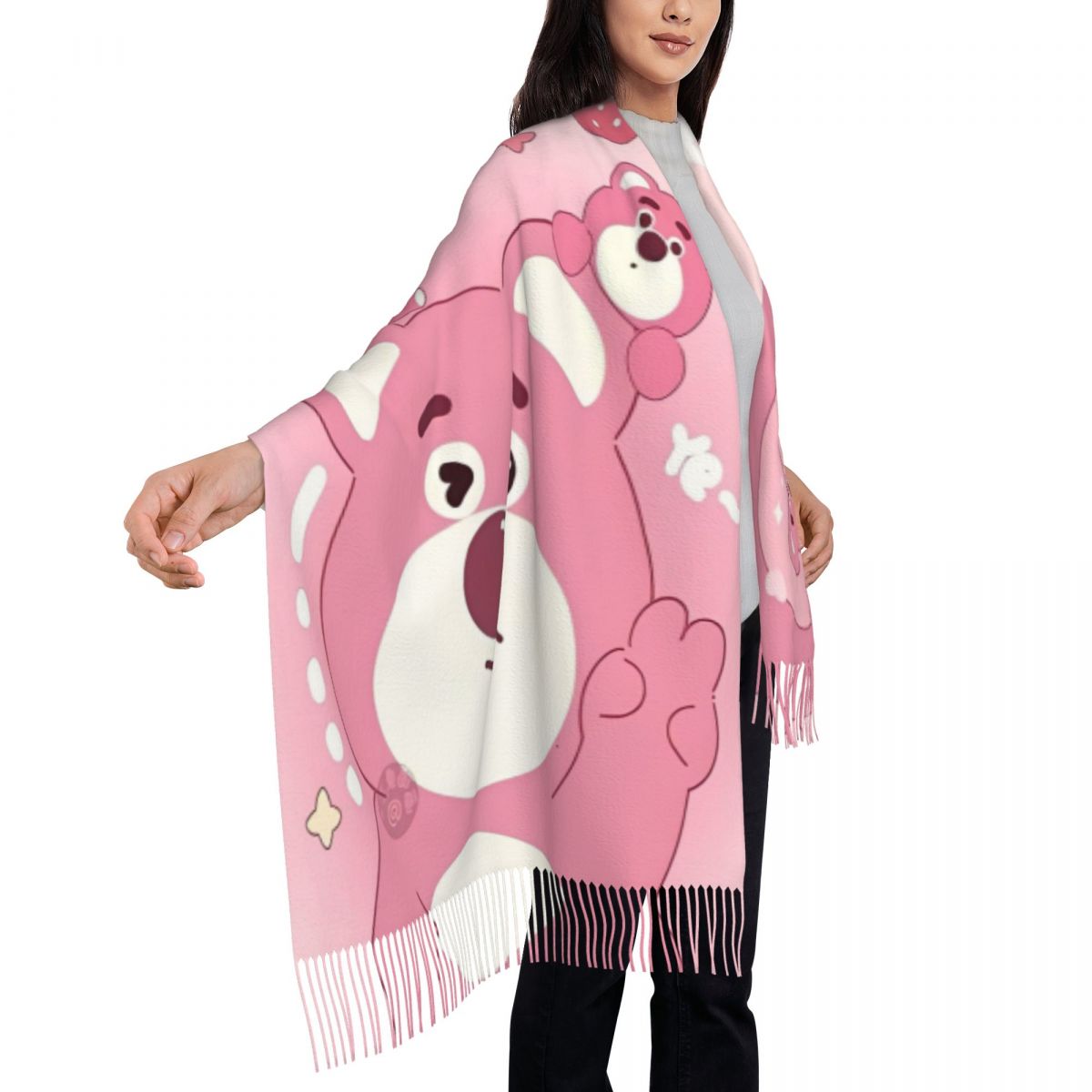 Lotso Pink Bear Women's Scarf  - Pashmina Wrap Large recensie en prijs