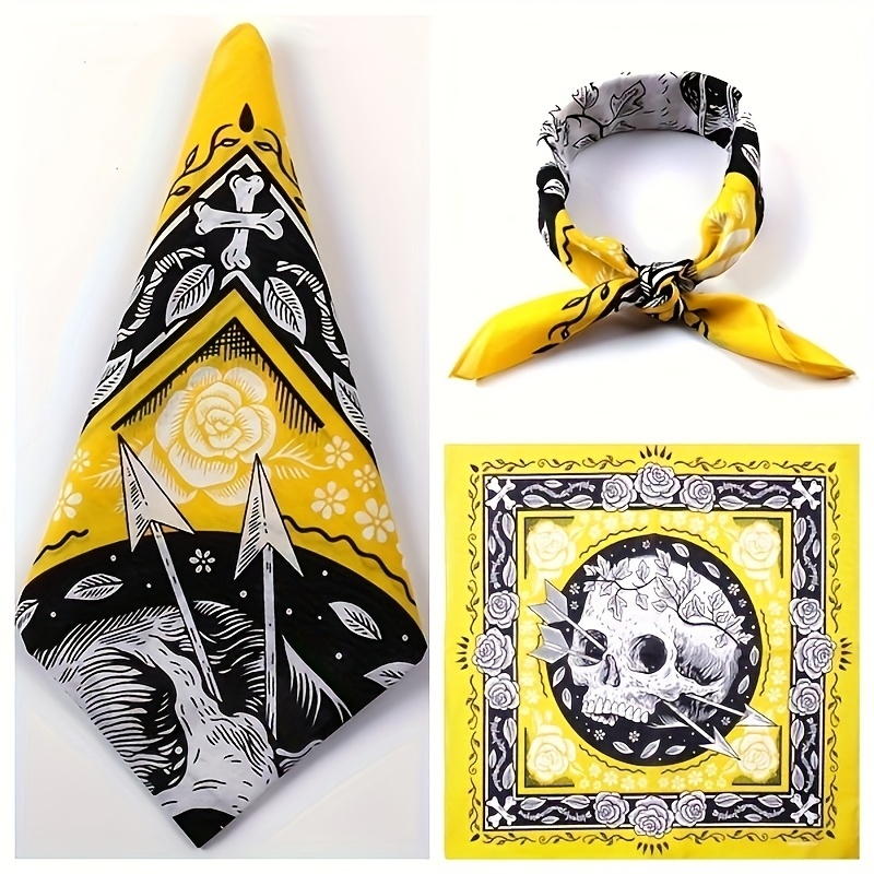 Skull Arrow Retro Headscarf Sq - Bandana Cotton recensie en prijs