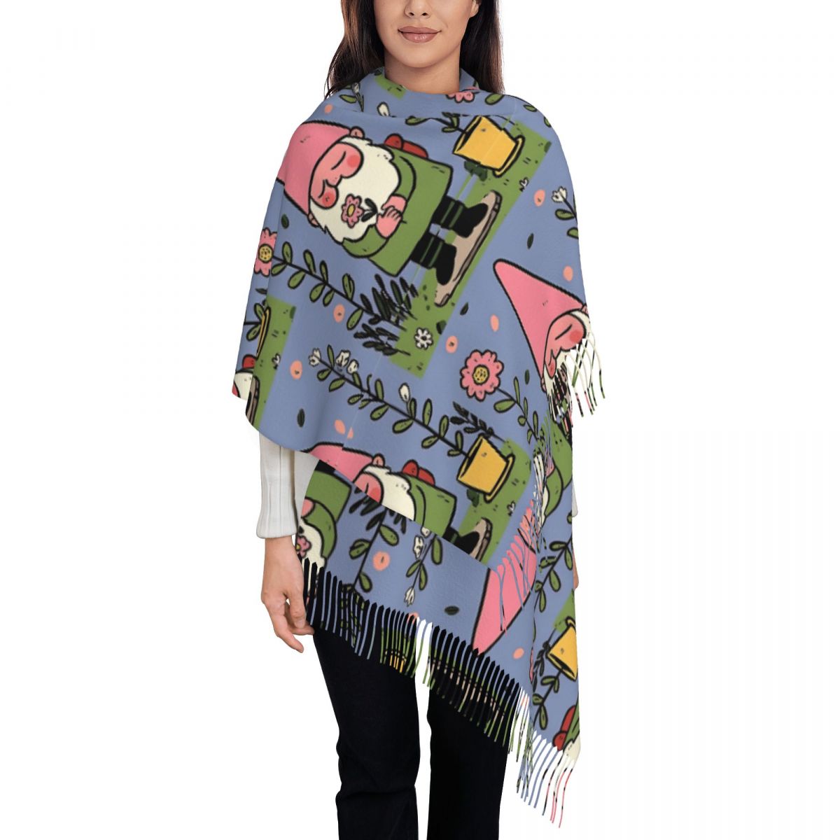Mythical Garden Gnome Shawls W - Pashmina Wrap Large recensie en prijs