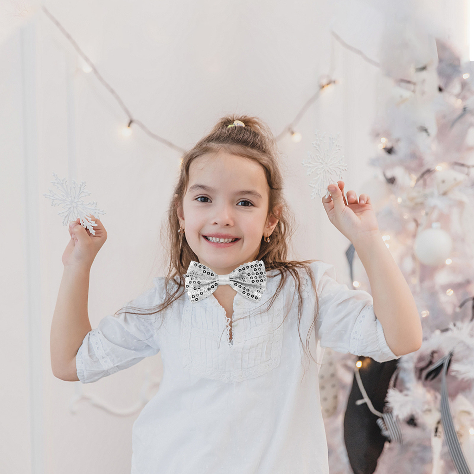 5Pcs Sequin Bow Ties for Kids  - Bow Tie Pre Tied recensie en prijs